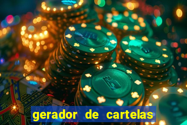 gerador de cartelas de bingo 1 a 99